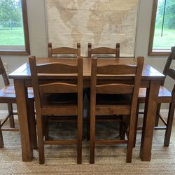 Tall Dining Table Set 