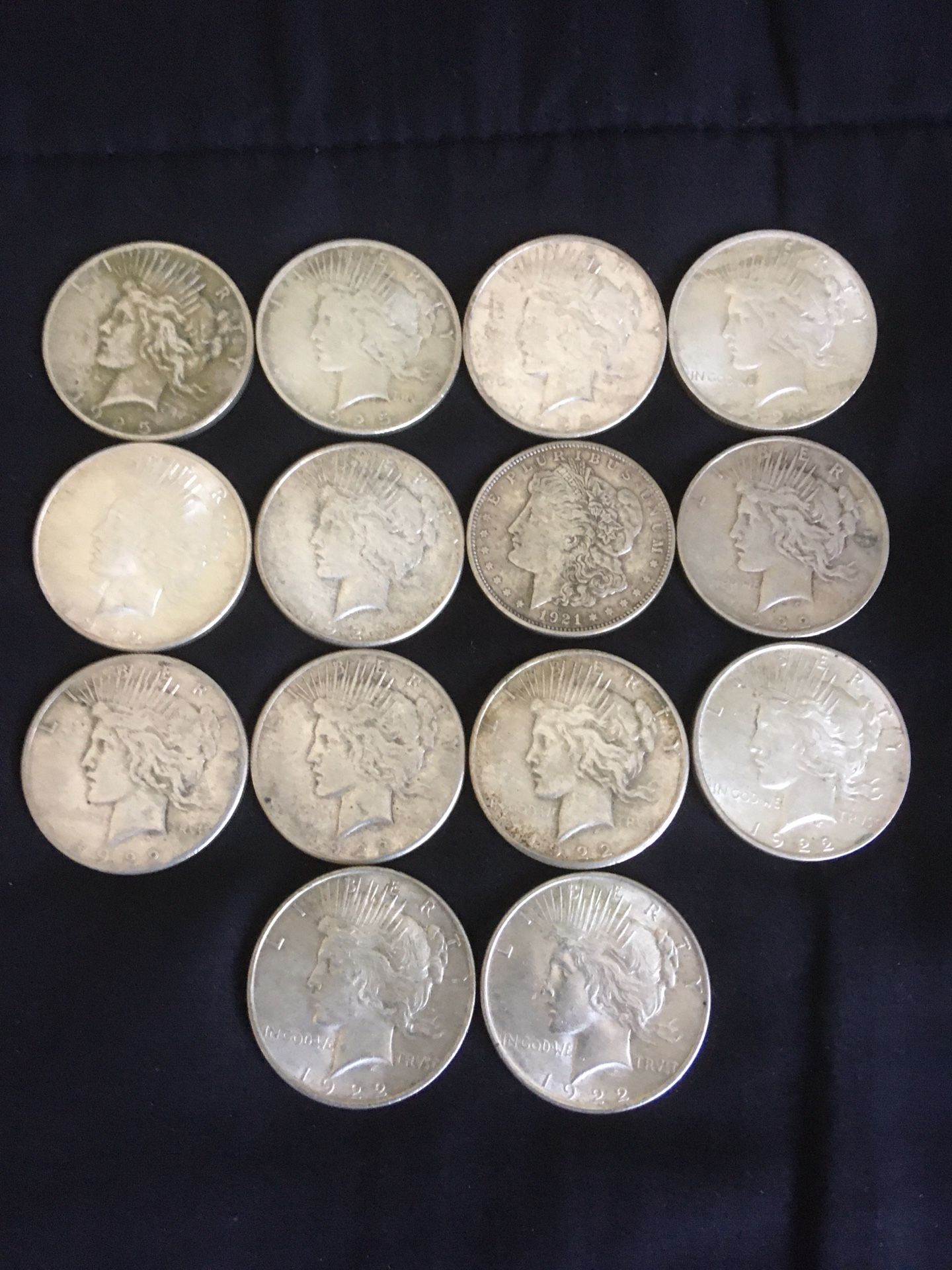 SILVER DOLLARS All 14 FOR $600