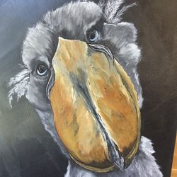 Shoebill Stork Original Painting 