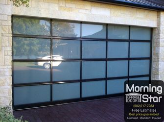 Modern-Glass Garage Doors