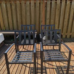 Outdoor Chairs X 4