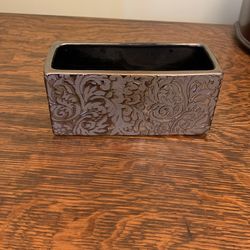 Silver Flower Vase/Planter