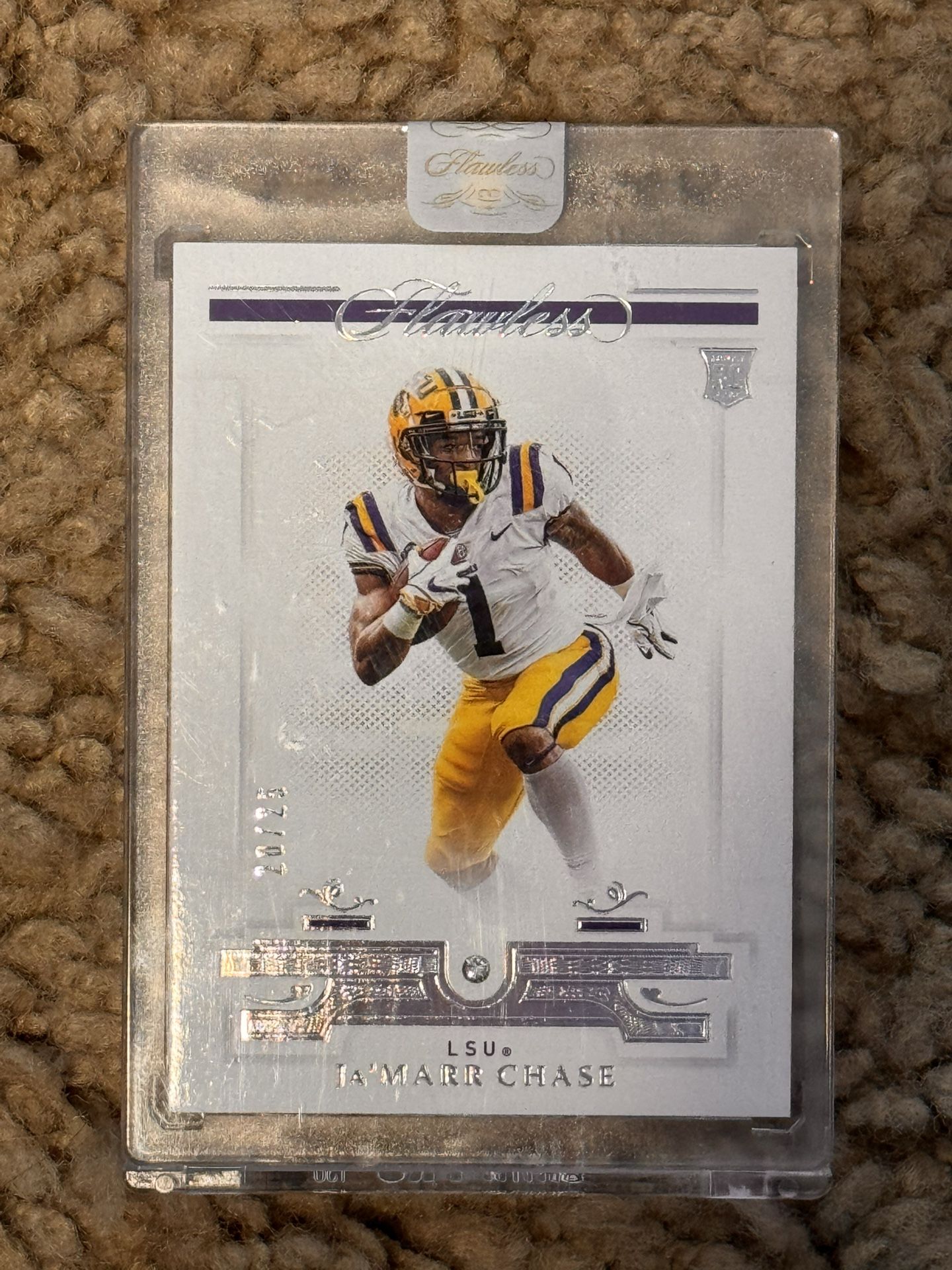 2021 Ja’Marr Chase Flawless DP Diamond /25 #124 LSU