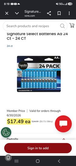 ALKALINE BATTERIES