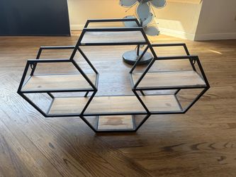 Hexagon Wall Shelf