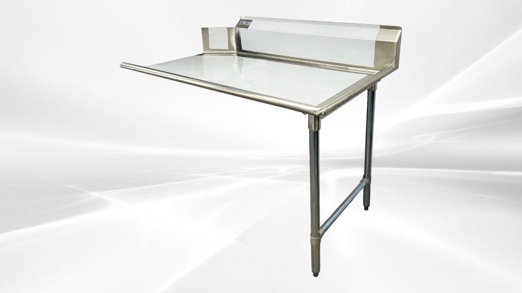 NSF Soiled Dish Table 48W x 30D x45H inches SDT-48L-318