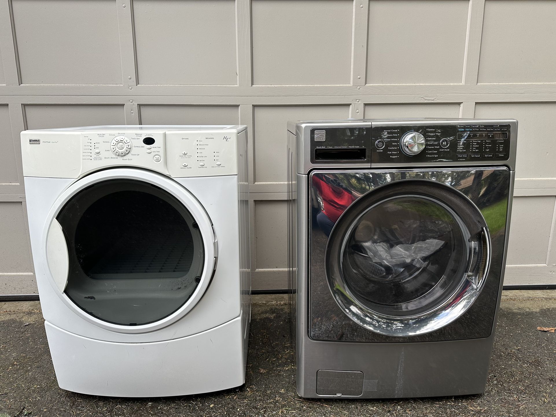 Kenmore Elite Front Load Washer and Dryer