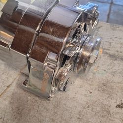 120 Amp Chevrolet  Gm 86 Older Or Rat Rod Hot Rod 1 Wire Alternator  Chrome. New. 35th Ave And McDowell Phx 