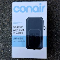 Brand New Conair Worldwide Adapter with Cable