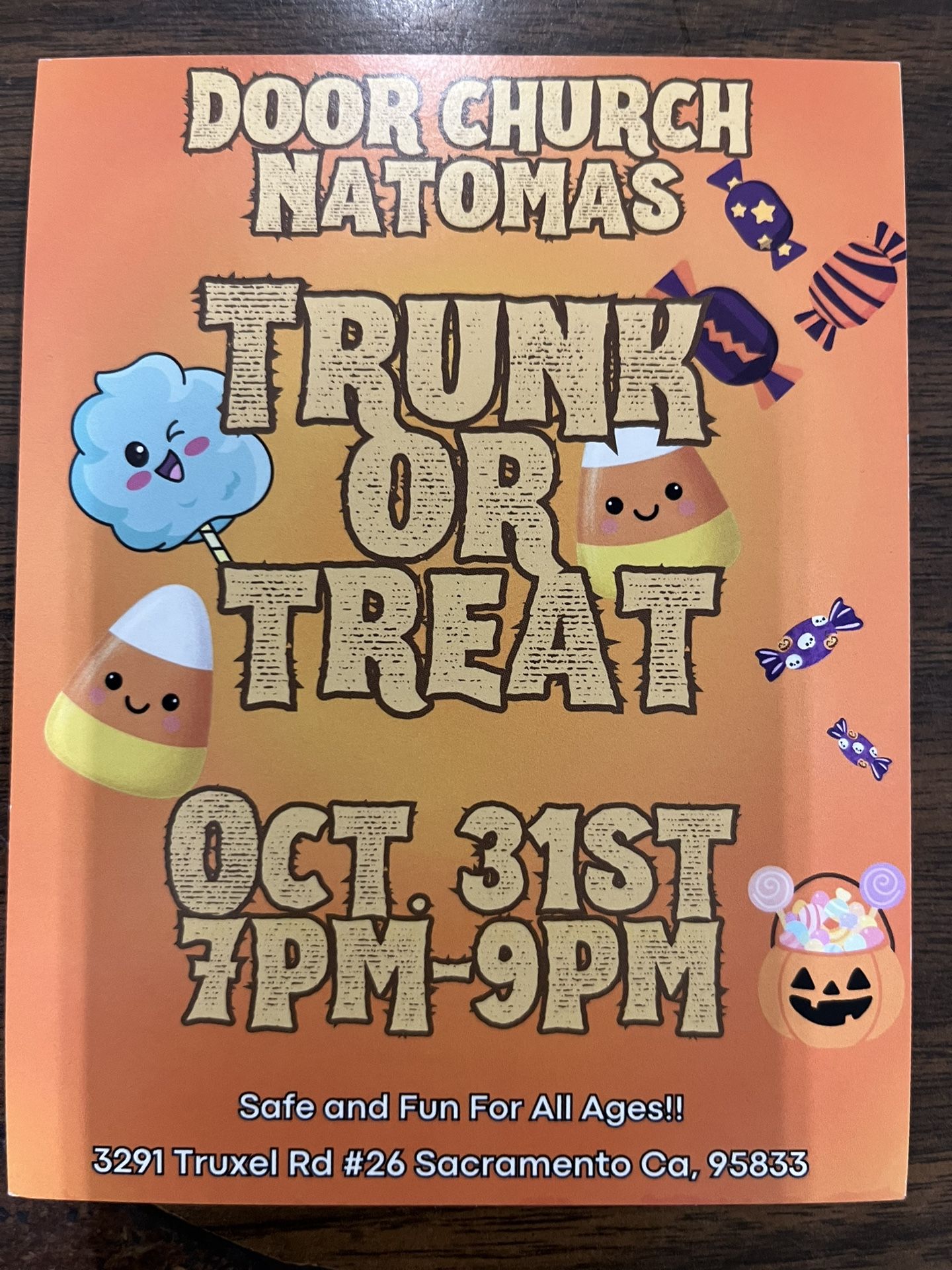 Free Trunk Or Treat Event - South Natomas