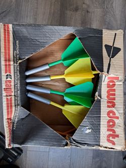 Vintage lawn dart game
