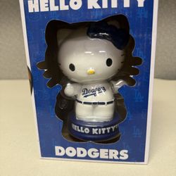 Hello Kitty Bobblehead Dodgers