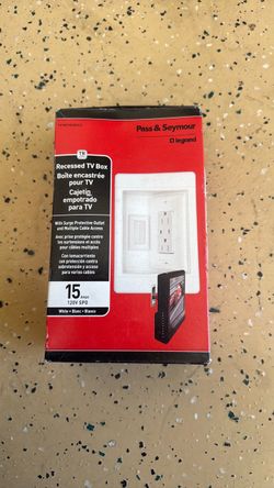 Pass & Seymour Legrand Recessed TV Box