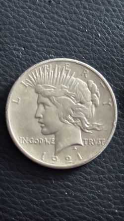 1921 P Peace Dollar  High relief