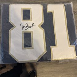 Tim Brown Authenticated Signed Jersey 