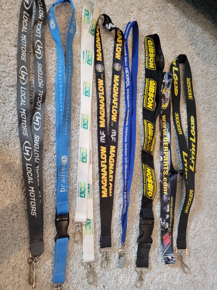Automotive Lanyards and Keychains