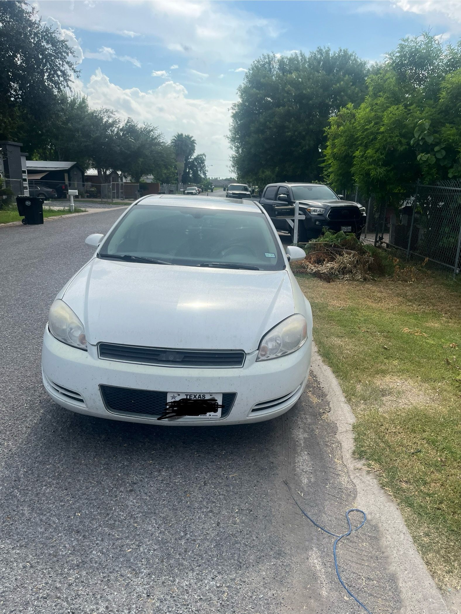 Chevy Impala,white