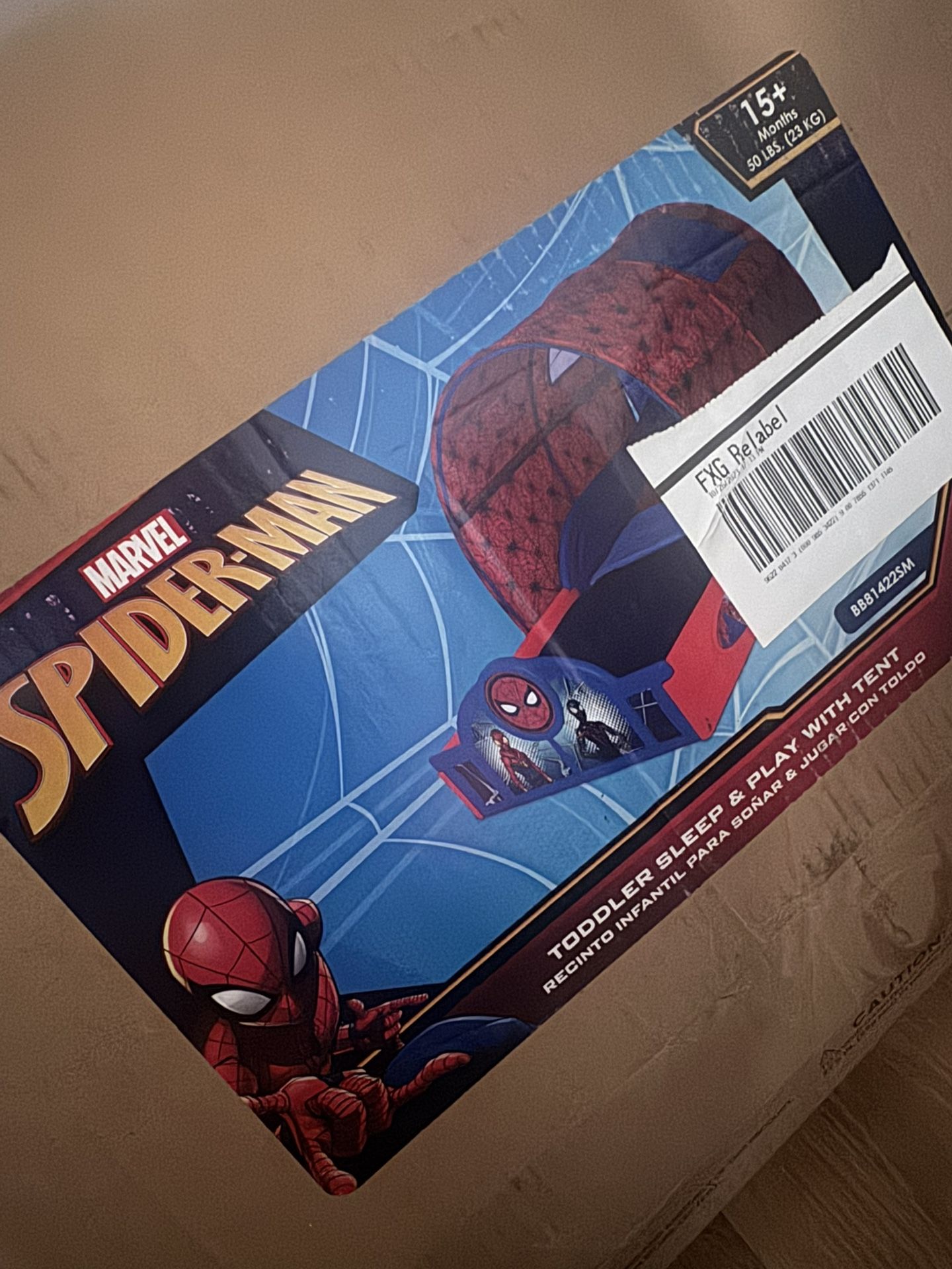 Spider-Man toddler Bed/ Tent/ Play station/ Ball Pit