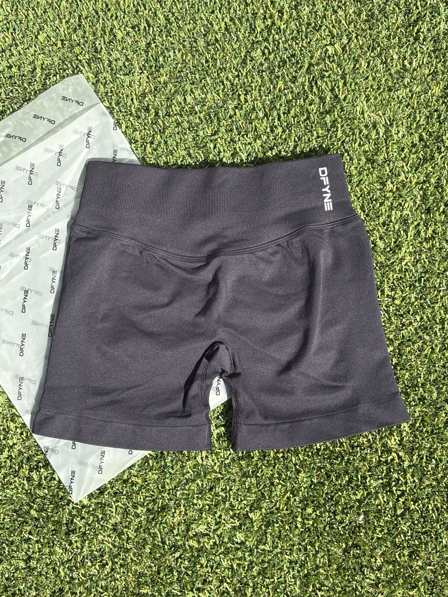 DFYNE Midnight Black Impact Shorts 4.5”