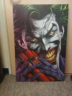 Joker DC comics 2ftx3ft