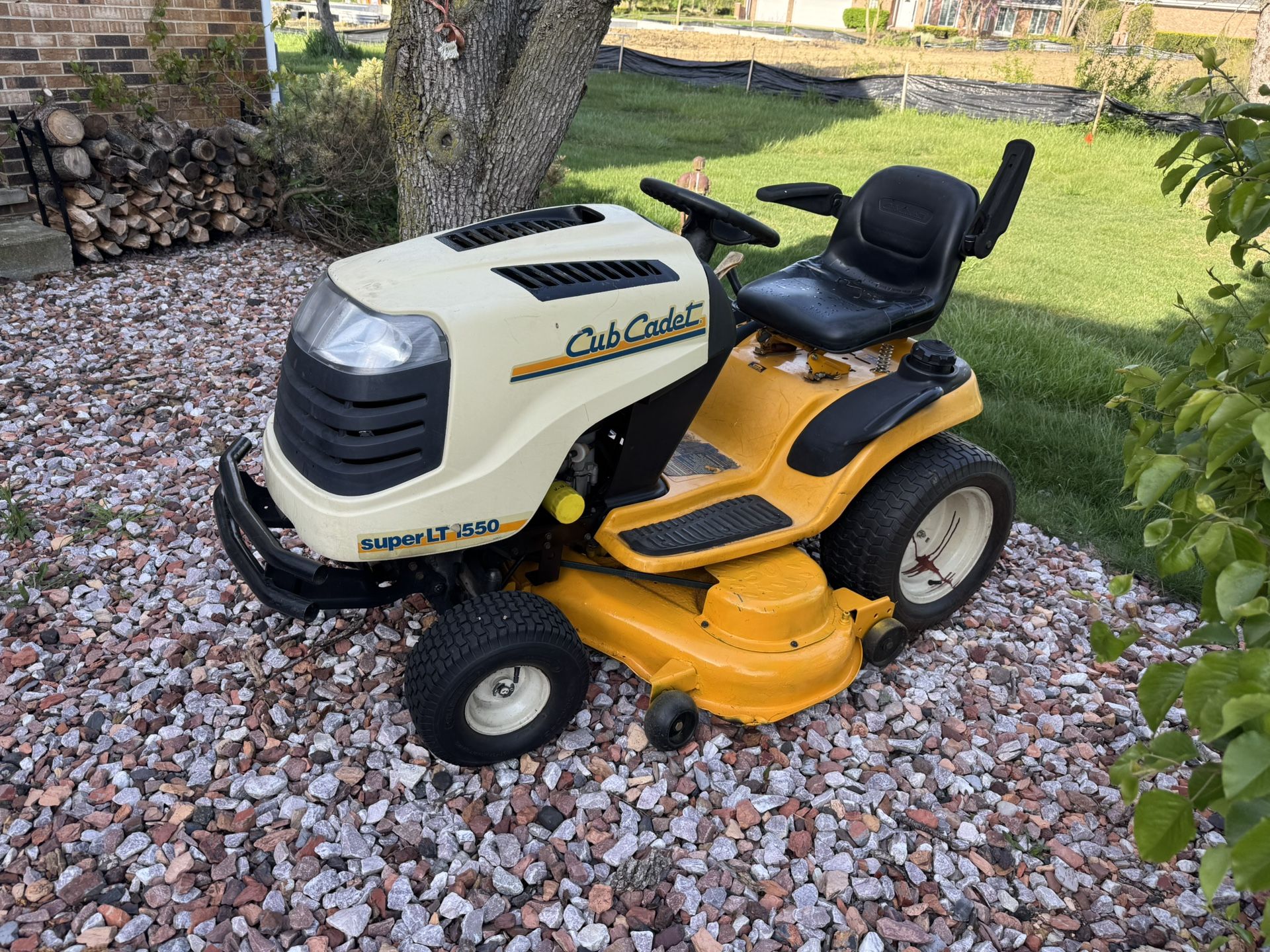 Cub Cadet Super LT 1550 50” cut Riding Mower With Kohler Courage 25HP Twin HP Engine