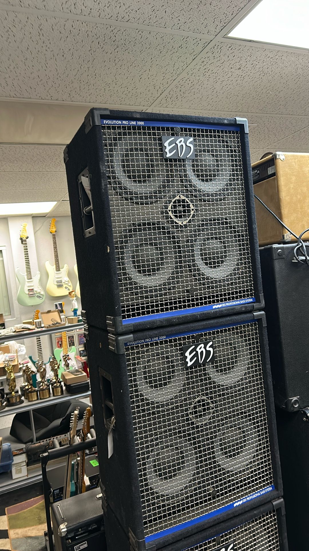 EBS Evolution Pro Line 2000, EBS 410 Bass Cabinet $350