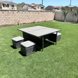 Outdoor Table With 4 Seats 