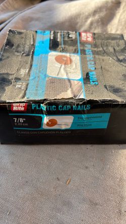 Plastic Cap Nails 7/8”