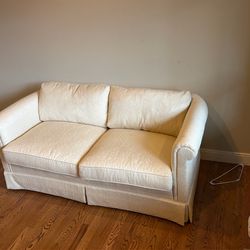 Cream Upholstered Sofa – Great Condition