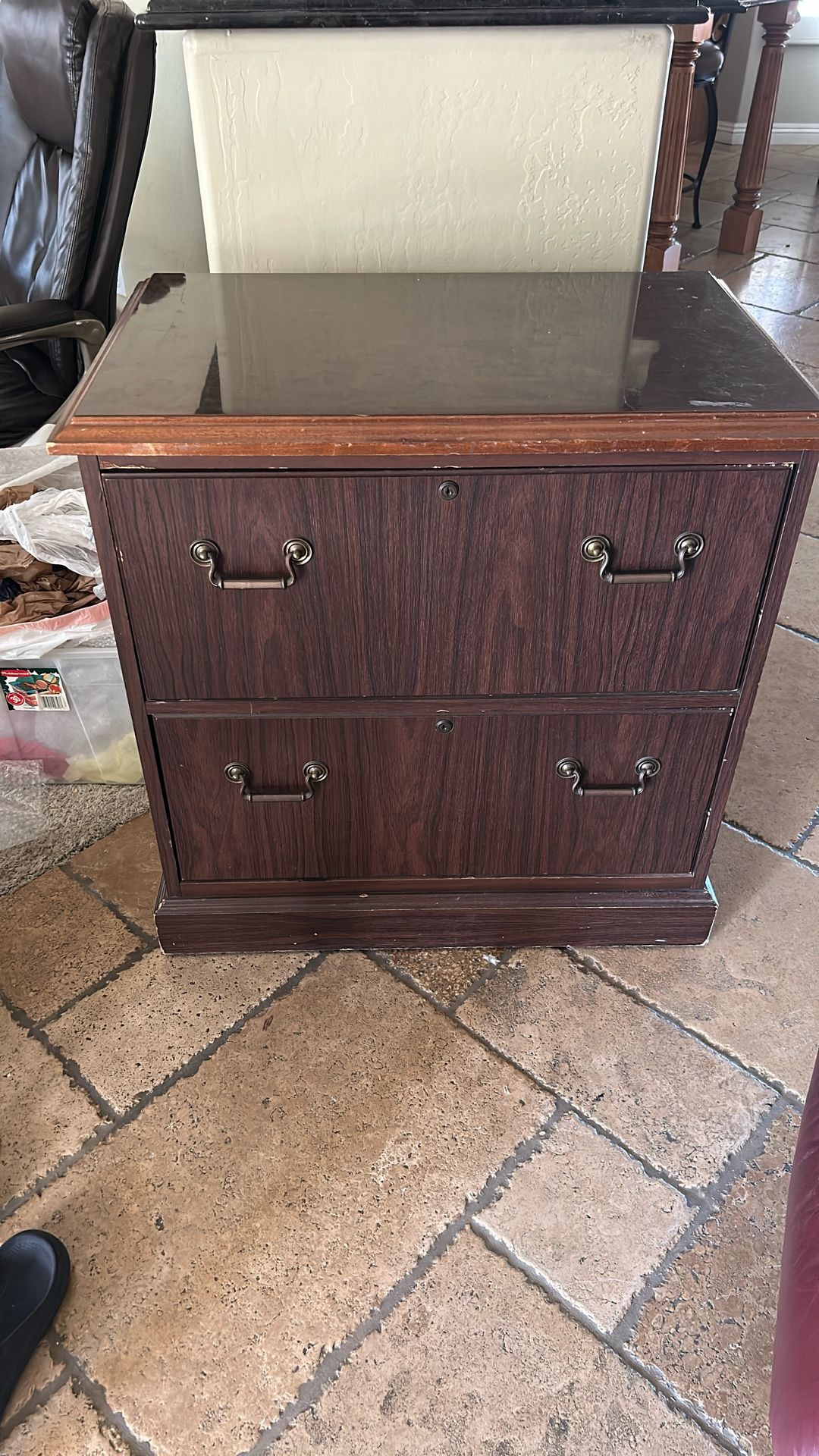 Solid Wood File Cabinet