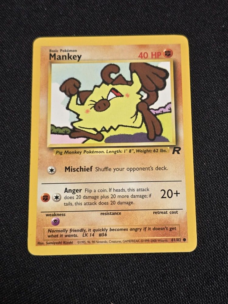 Mankey - Team Rocket