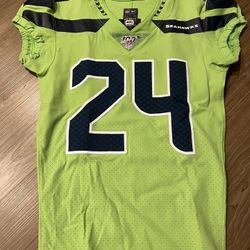 NFL Seattle Seahawks Nike Jersey Game Worn #24