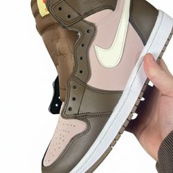 *HAND MADE* Air Jordan 1 High X Stussy Custom Sneaker Size 9.5