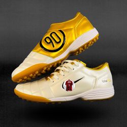 Nike Total 90 turf soccer shoes Gold size 9.5 NO BOX 