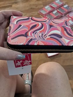 Trina Turk Small Wallet Sea Anemone