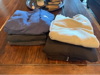 Lot of Sweatshirts (Nike Hooded (3) Nike Crew(1) & other brands(2) Sz. LARGE
