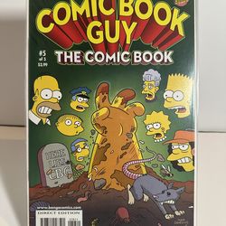 Bongo Comics Comic Book Guy #5 Direct Edition The Simpsons Matt Groening