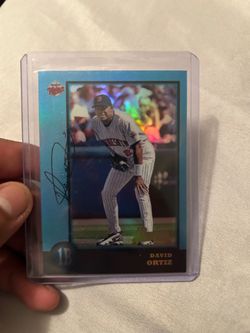David Ortiz 2013 Bowman Chrome Blue Sapphire Throwback #71 Minnesota Twins