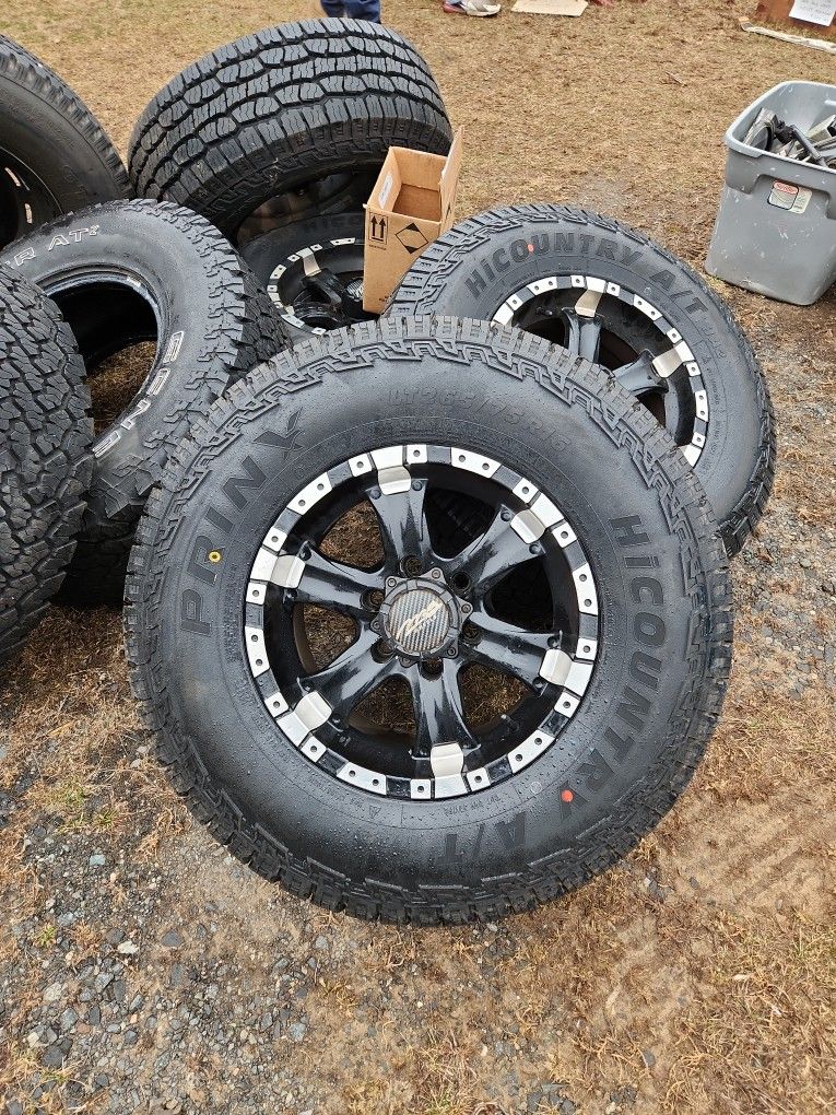 Wheels & Tires 265/75R16 Fits Chevy & Toyota