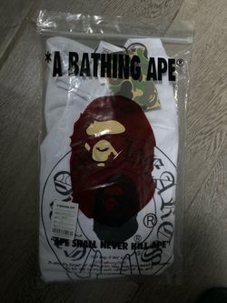 Bape shirt chrome heart