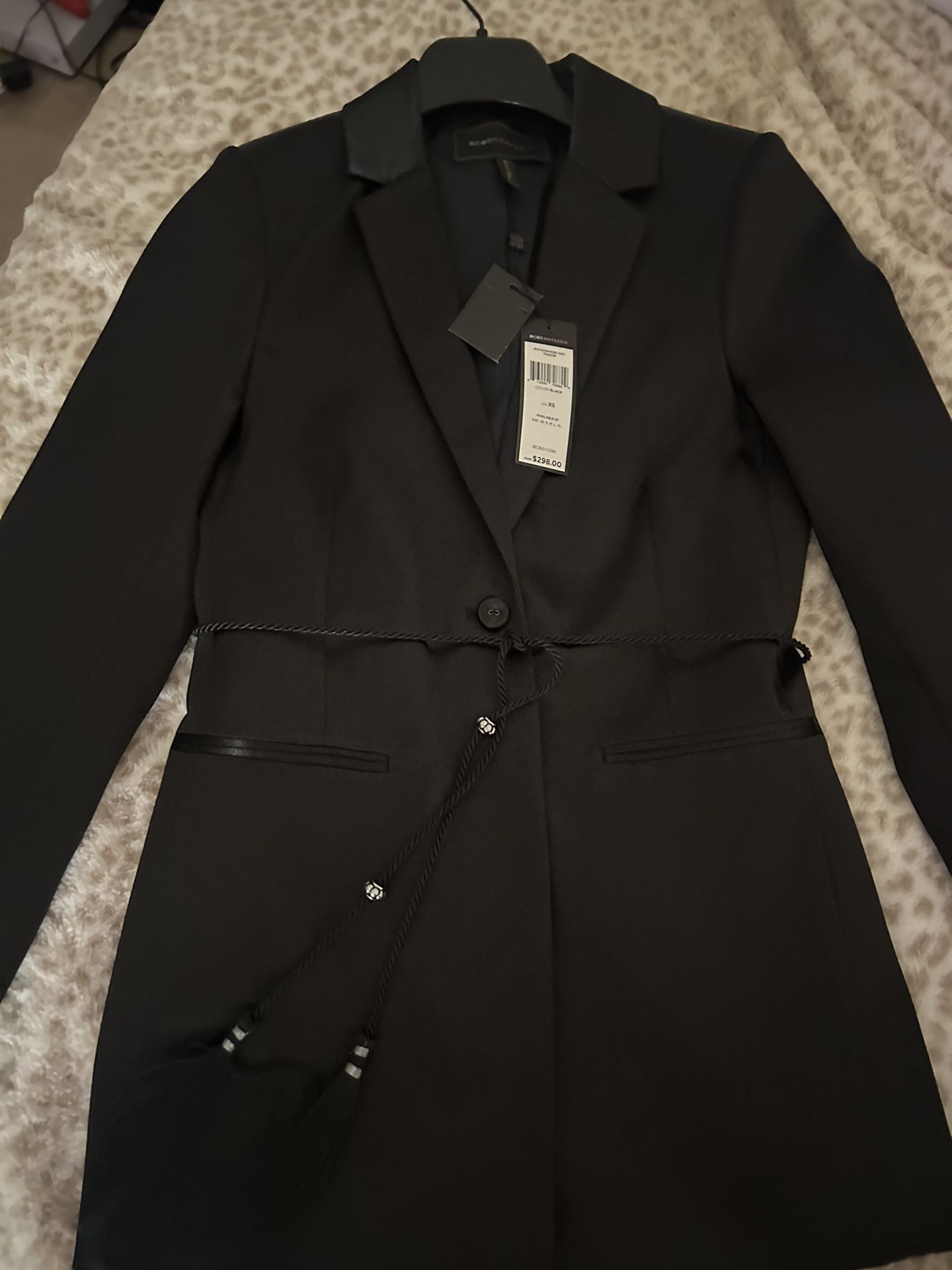 black buisness coat original price $298