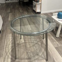 glass table