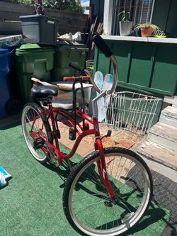 cruiser Red bike cruiser