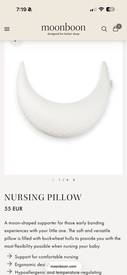 Moonwomb nursery pillow