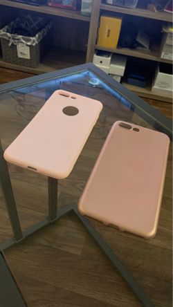 iPhone 7 Plus and 8 plus cases both for $10