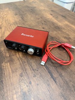 Focusrite Scarlett solo audio interface