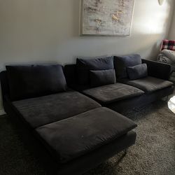 Sectional sofa Gray
