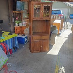 Solid Oak Cabinet