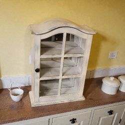 Curio Cabinet-Vintage Refinished