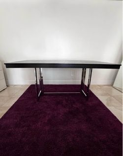 Dining room table dark brown